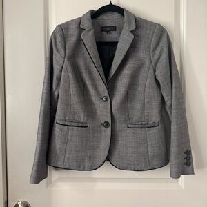 Talbots Gray Blazer Jacket Fitted women’s 4p
